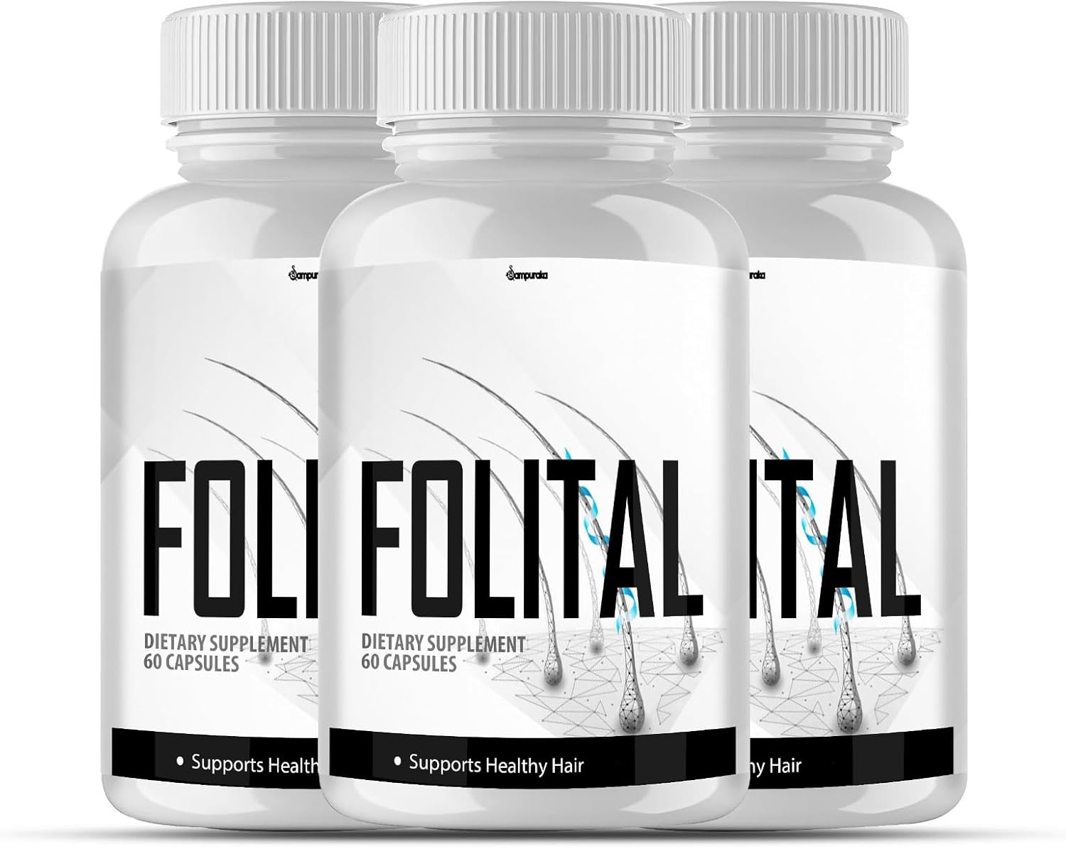 Sampuraka Folital Advanced Supplement Formula - 270 Day Supply (3 Packs)