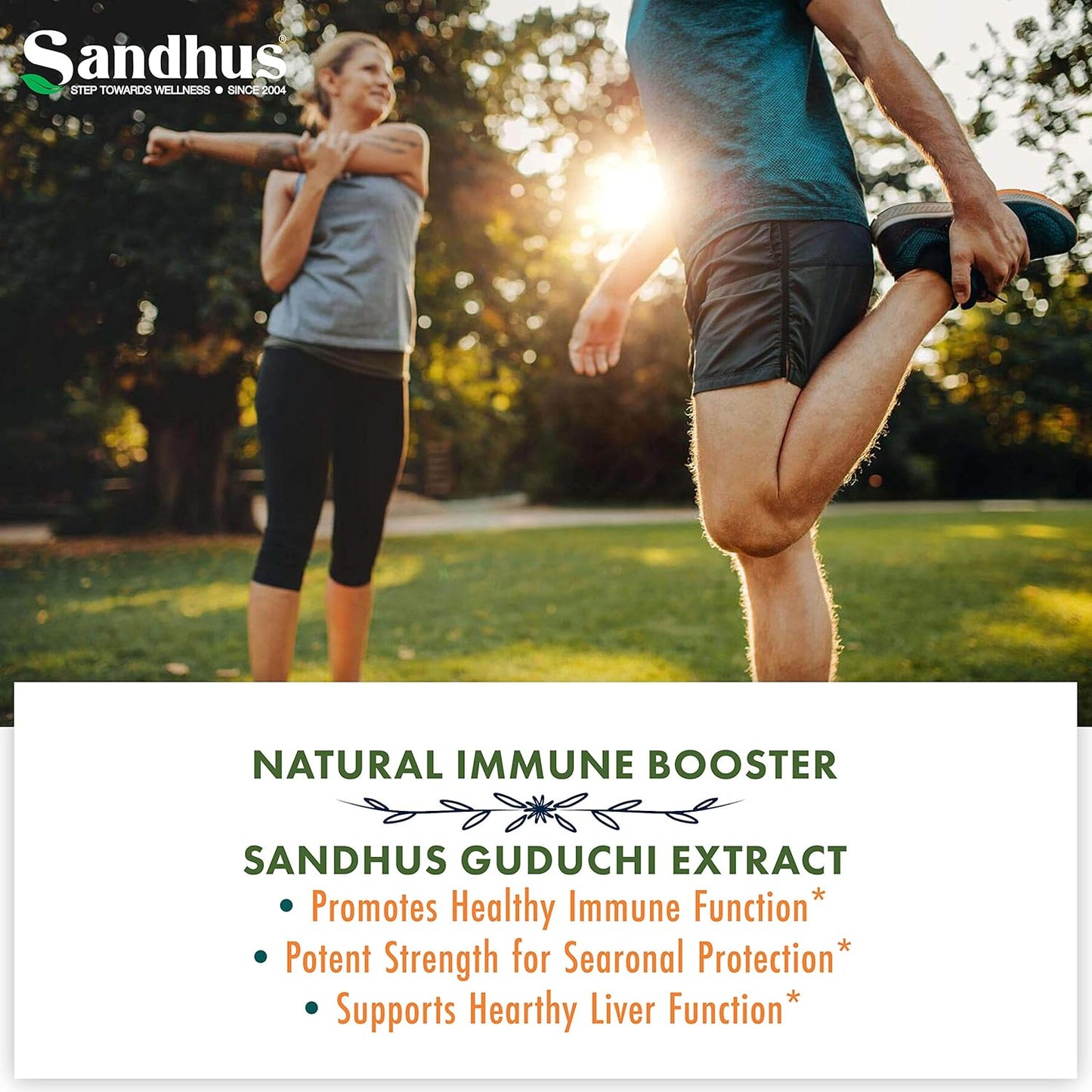 Sandhu's Guduchi Giloy Capsules - Vegan Immune Support Supplement with 1000mg per Serving