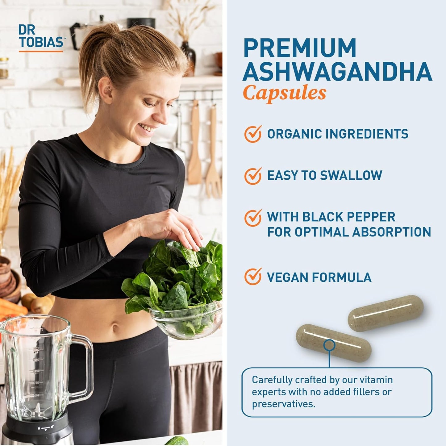 Saw Palmetto and Ashwagandha Capsules for Hormonal Health in Men & Women - Resilience & Balance Support - Non-GMO