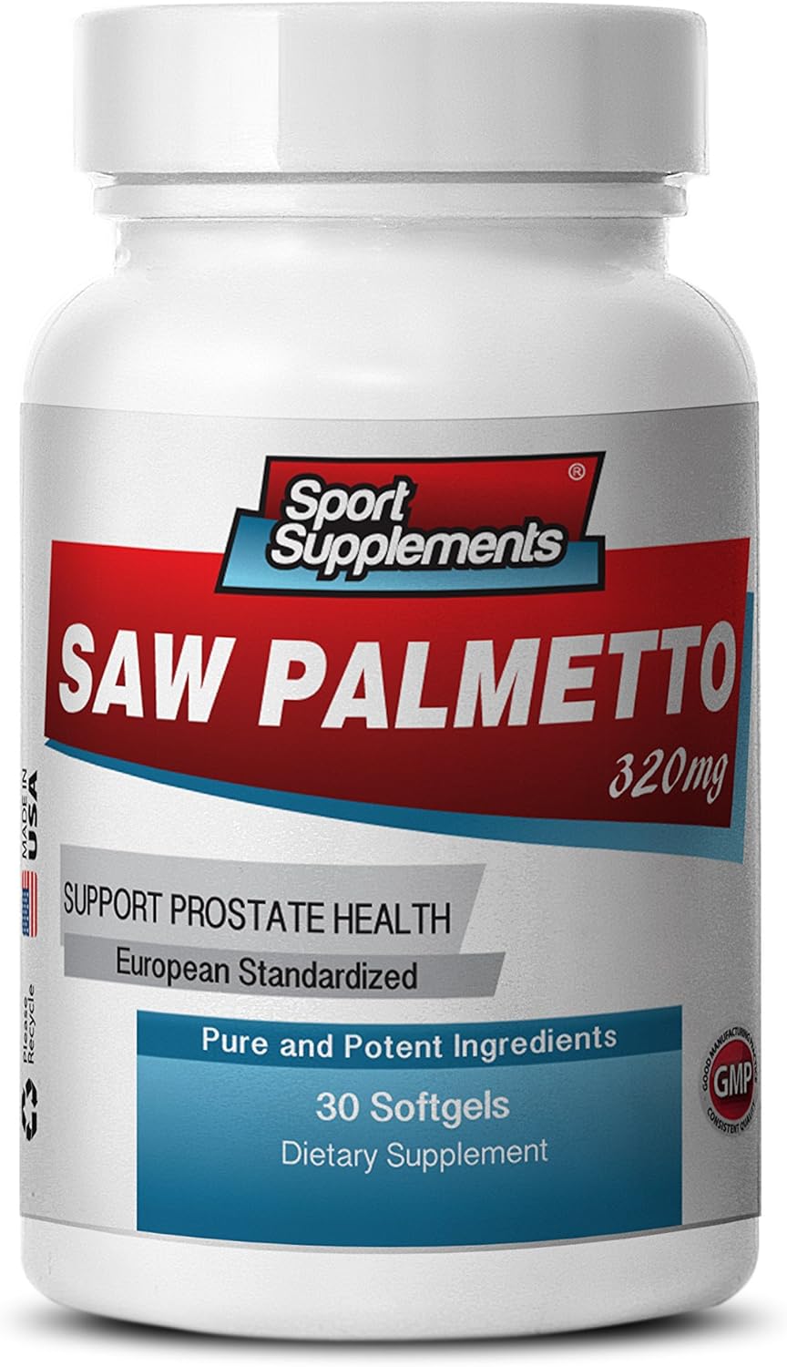 Saw Palmetto Berry Extract 320mg Capsules for Prostate Health - Sport Supplement