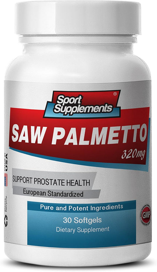 Saw Palmetto Berry Extract 320mg Capsules for Prostate Health - Sport Supplement