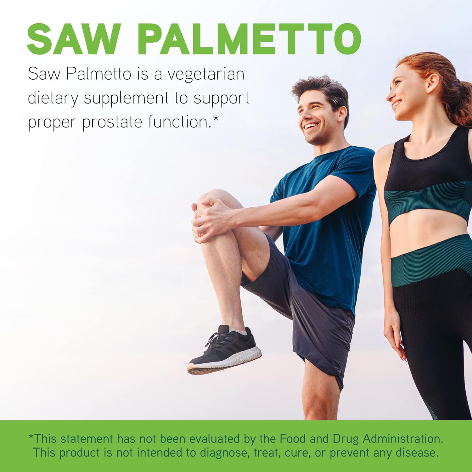 Saw Palmetto Dietary Supplement for Prostate Health, Premenstrual Support, and Lactation - 90 Vegetarian Capsules