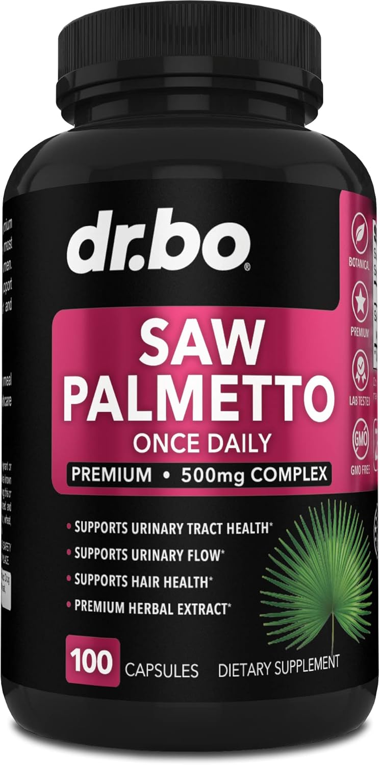 Saw Palmetto Hair Loss Supplement for Women - DHT Blocker & Bladder Control Complex - Natural Hair Growth Support & Urination Aid