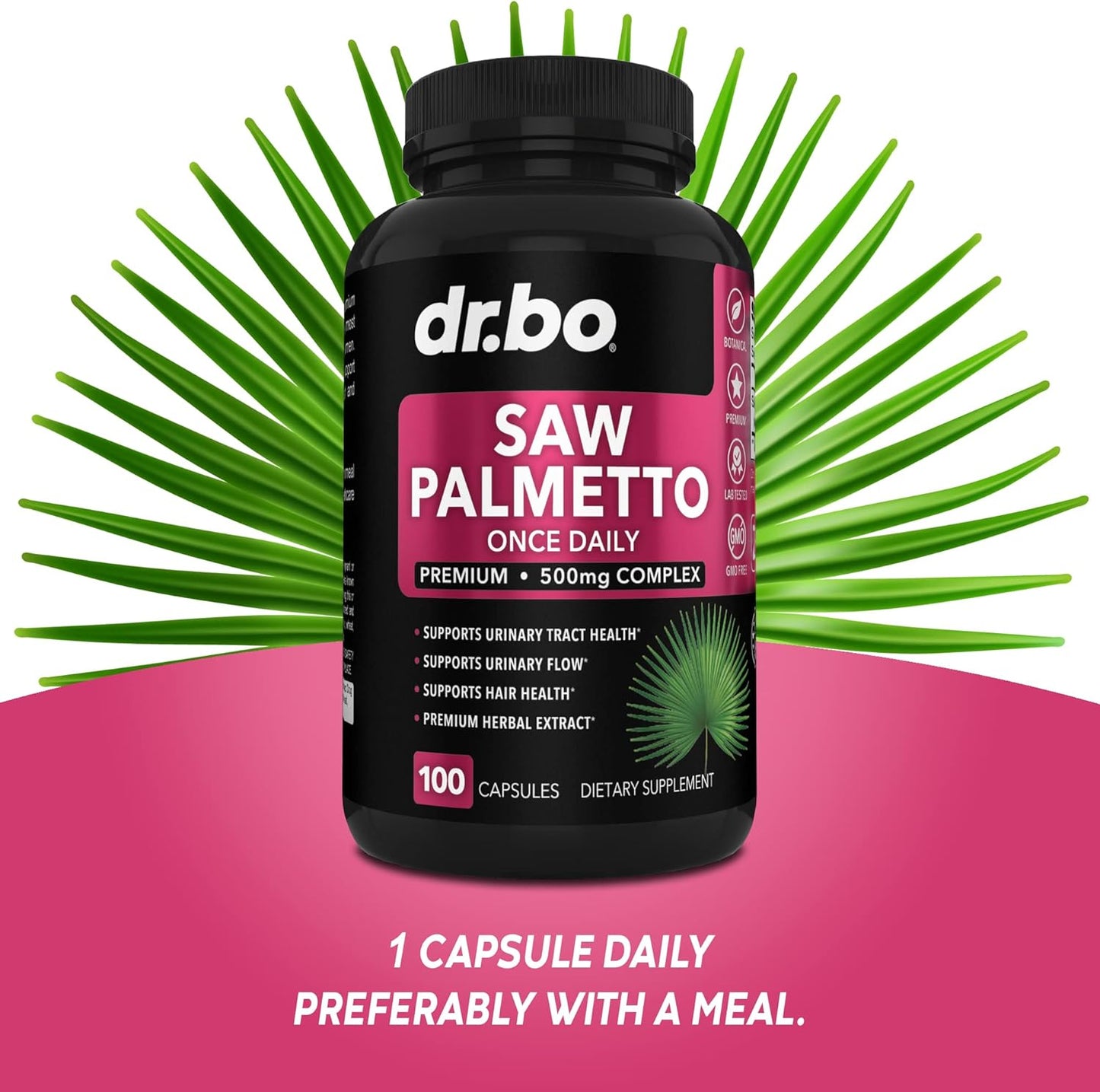 Saw Palmetto Hair Loss Supplement for Women - DHT Blocker & Bladder Control Complex - Natural Hair Growth Support & Urination Aid