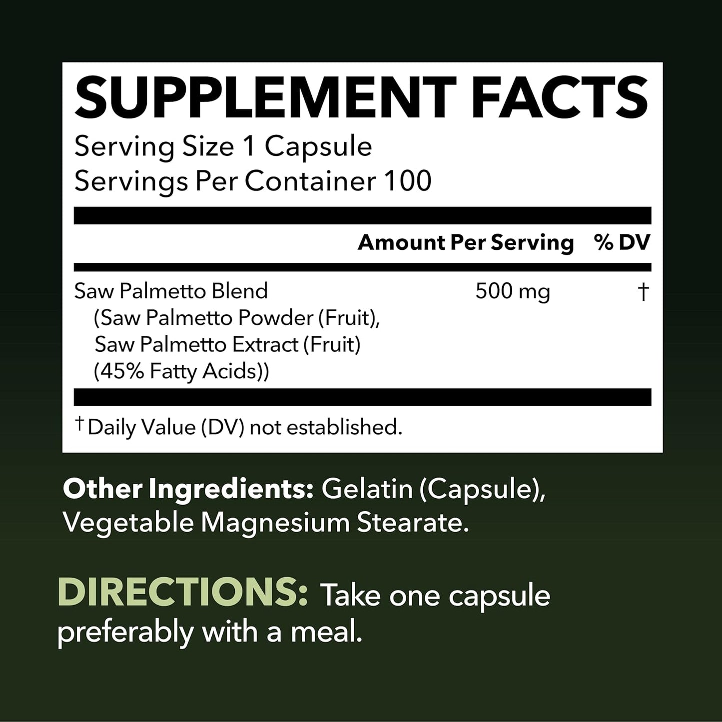 Saw Palmetto Herbal Supplement & L-Arginine Workout Powder for Men - Muscle Recovery - Pre & Post Workout - 100 Capsules & Drink Mix Powder