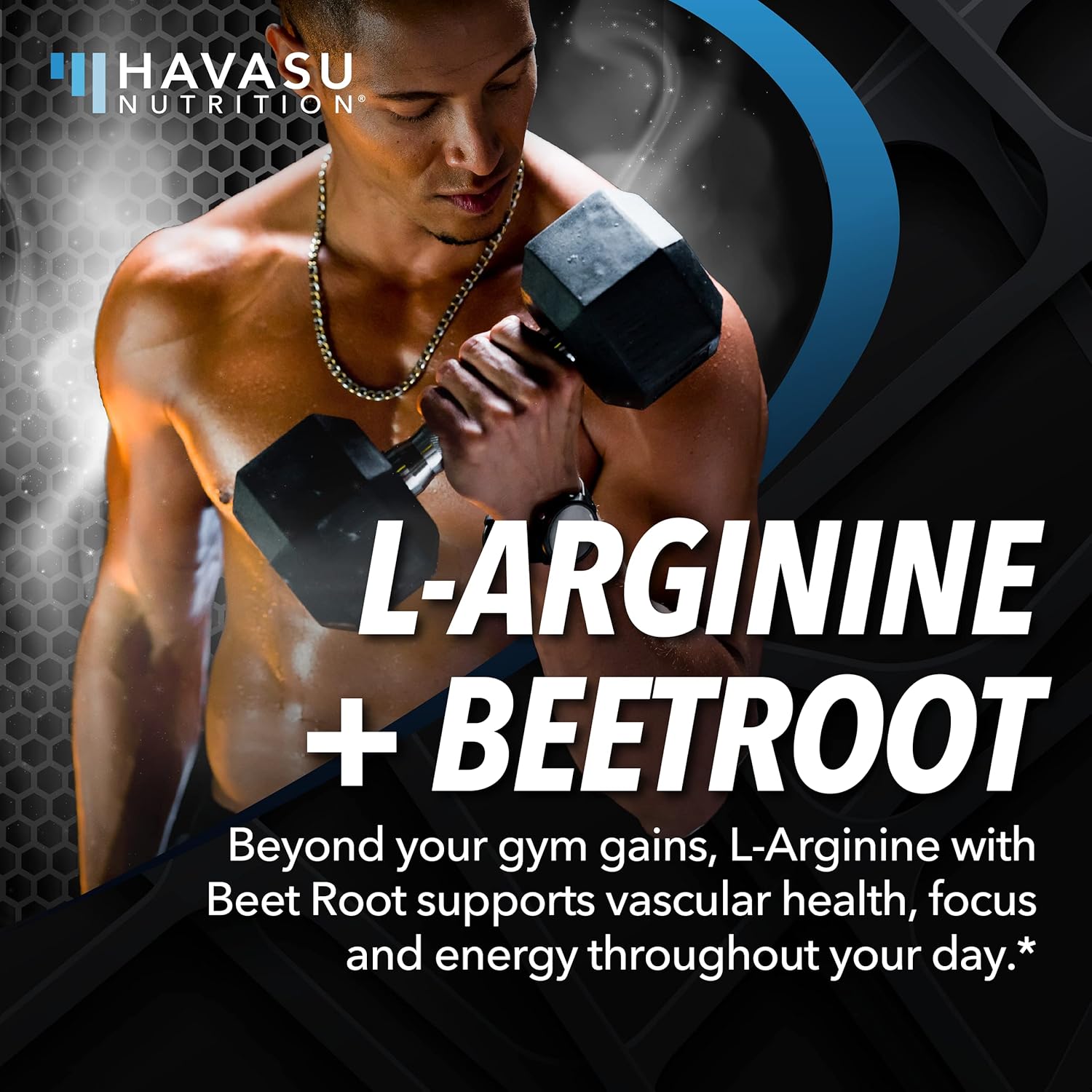 Saw Palmetto Herbal Supplement & L-Arginine Workout Powder for Men - Muscle Recovery - Pre & Post Workout - 100 Capsules & Drink Mix Powder