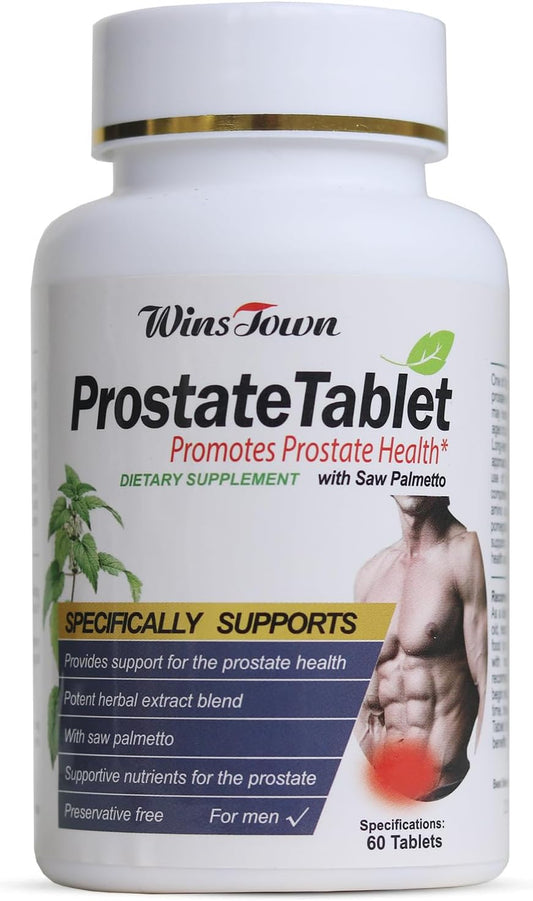 Saw Palmetto Prostate Health Supplements for Men - 60 Tablets for Bladder & Urinary Relief