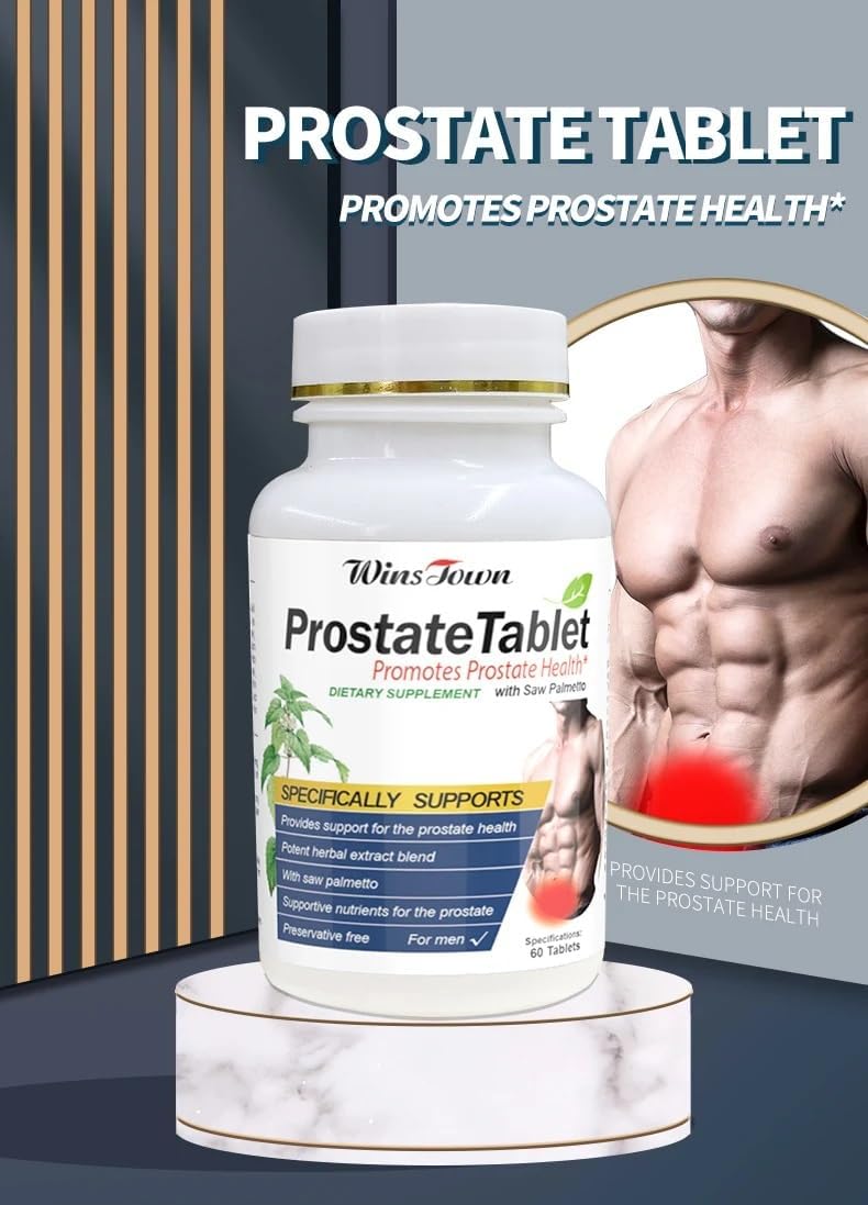 Saw Palmetto Prostate Health Supplements for Men - 60 Tablets for Bladder & Urinary Relief