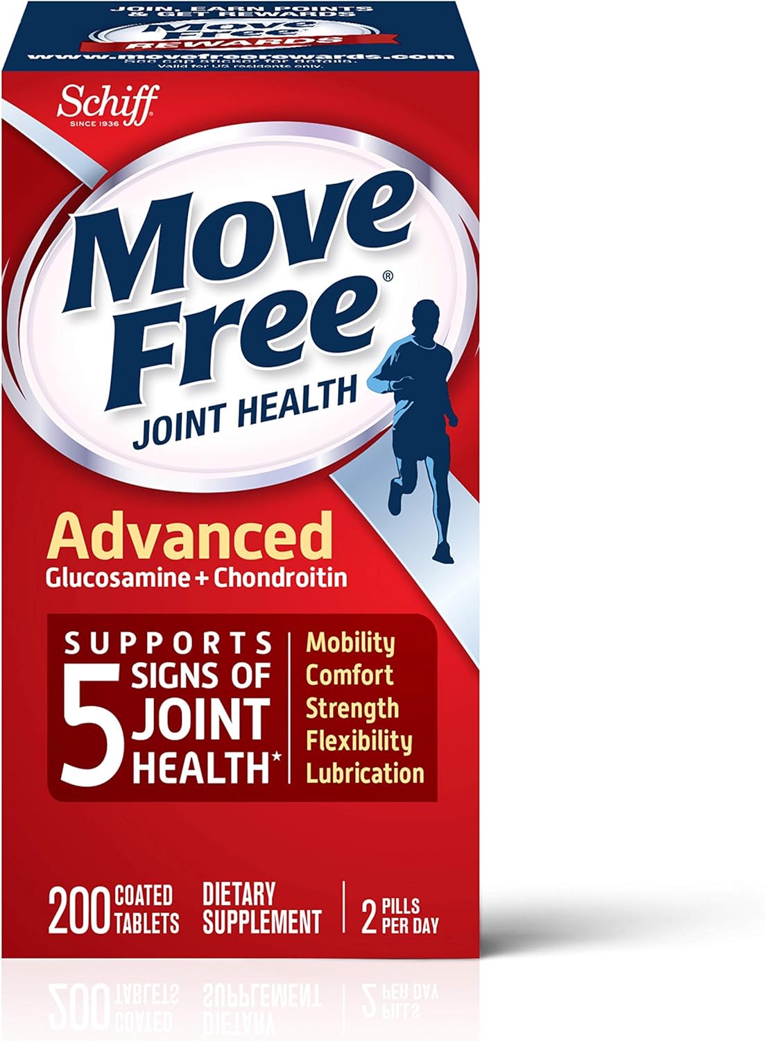 Schiff Move Free Advanced Joint Health Supplement 400 Count - 2 Pack