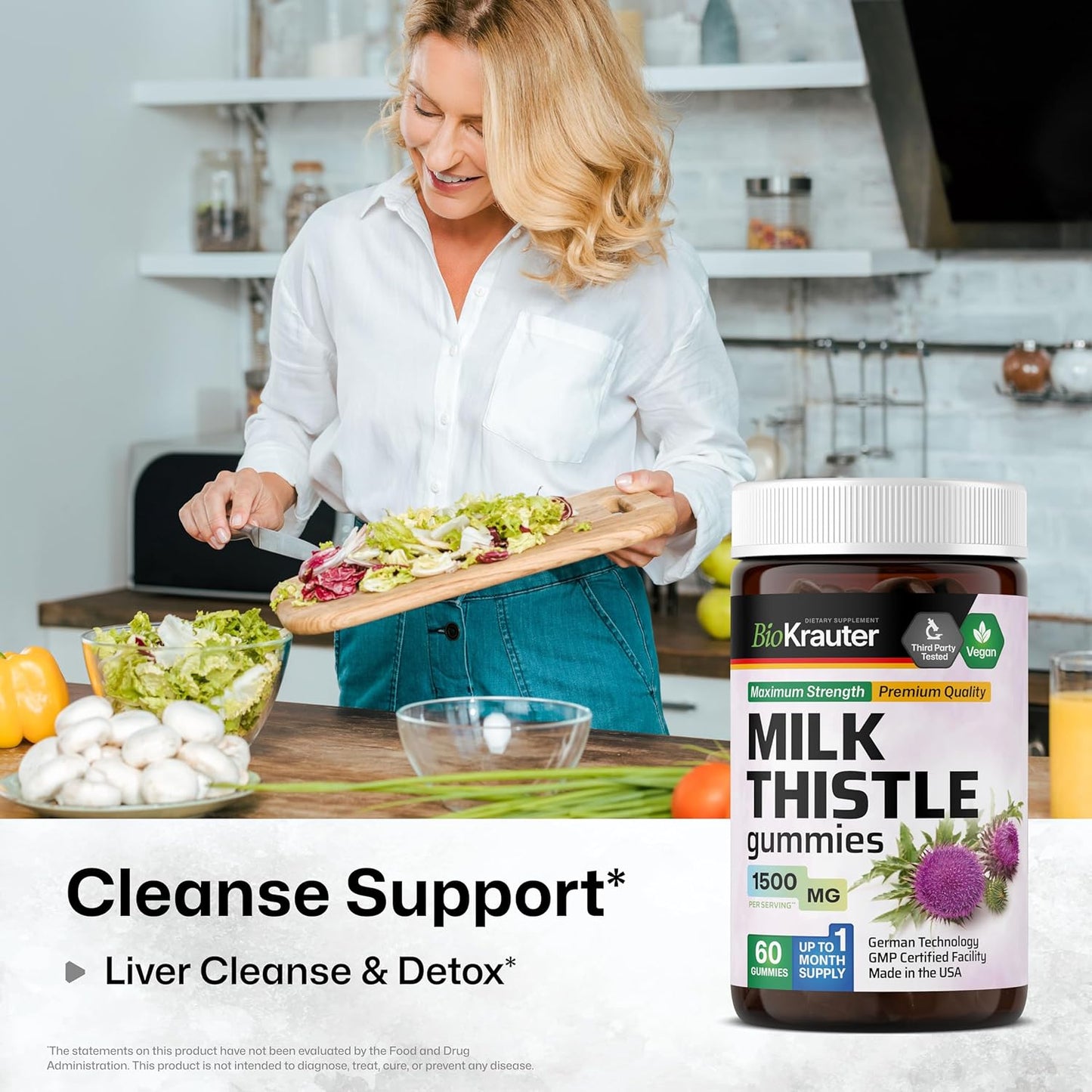 Schisandra Tincture and Milk Thistle Gummies Bundle - 4 Fl. Oz. and 60 Gummies