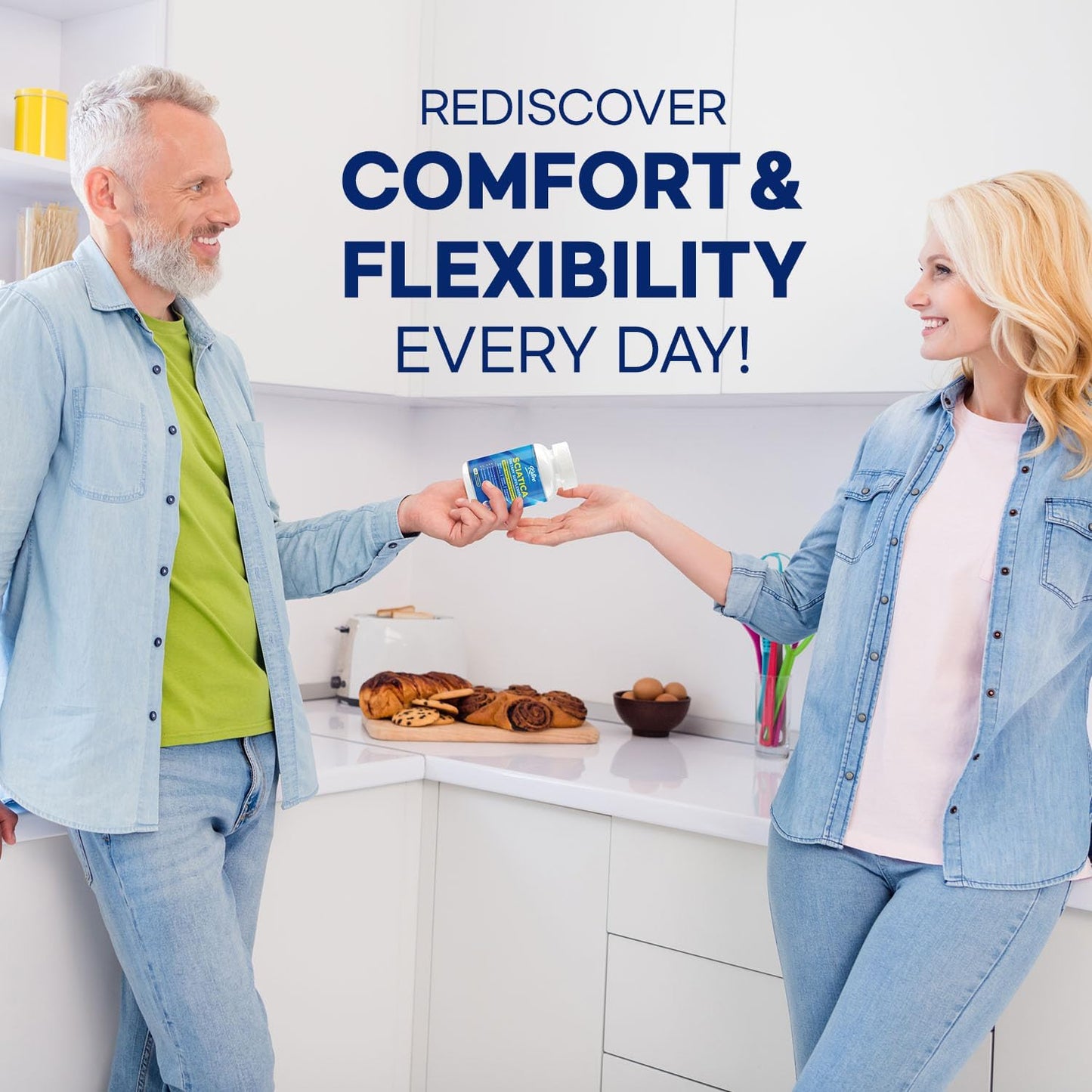 Sciatic Nerve Relief Supplement with Alpha Lipoic Acid & Vitamin Complex - 120 Capsules, Made in USA