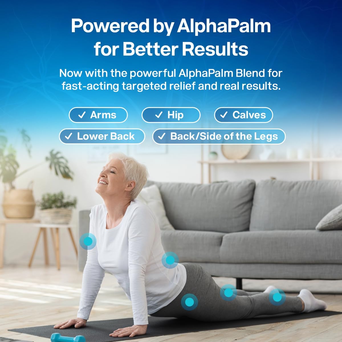 SciatiEase Sciatic Nerve Health Support Supplement - Nerve Support Formula with AlphaPalm, Pea, Vitamin B Complex, Alpha Lipoic Acid - 120 Capsules