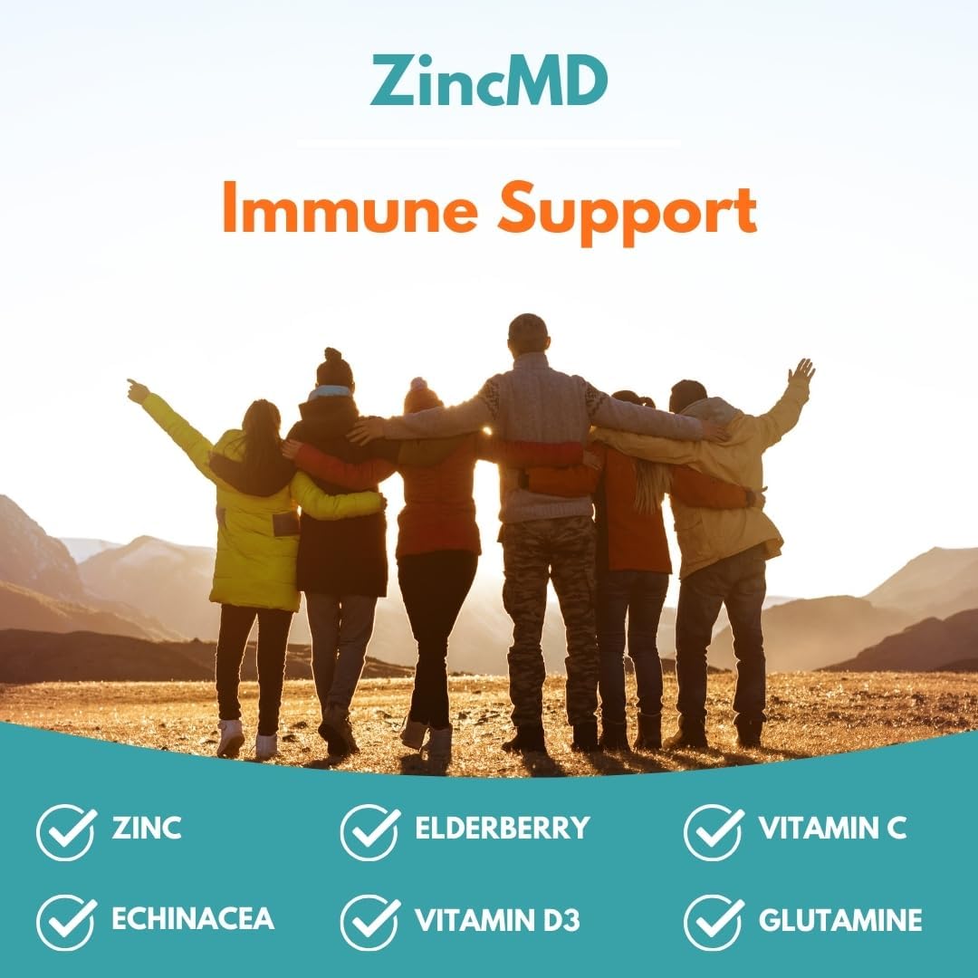 Scimera Bioscience Immune Support Supplement with Zinc, Elderberry, Vitamin C, D, Echinacea - 60 CT