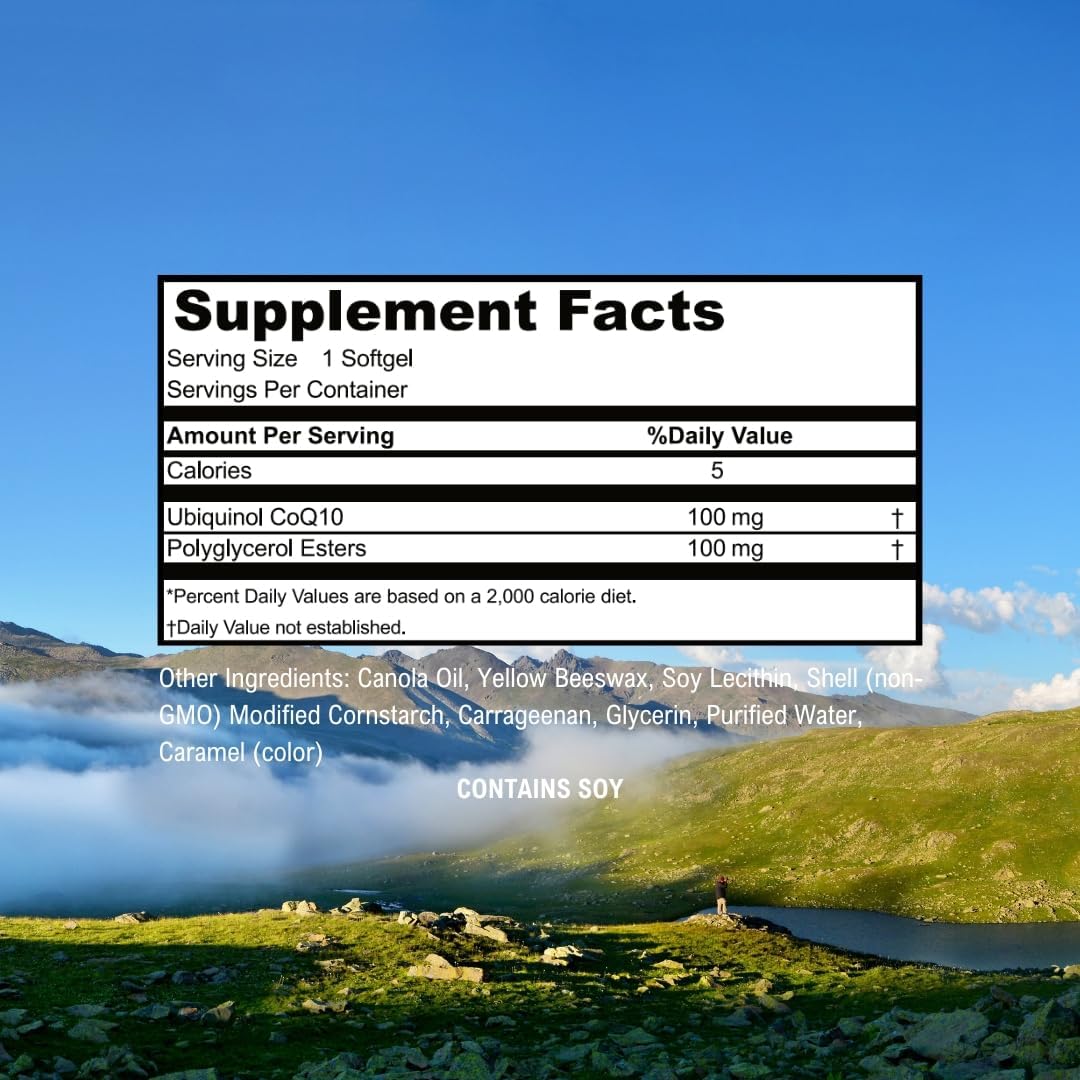 Scimera Bioscience ScimeraMD® Ubiquinol CoQ10 Kaneka QH Antioxidant Supplement 30 CT - Heart Health & Energy