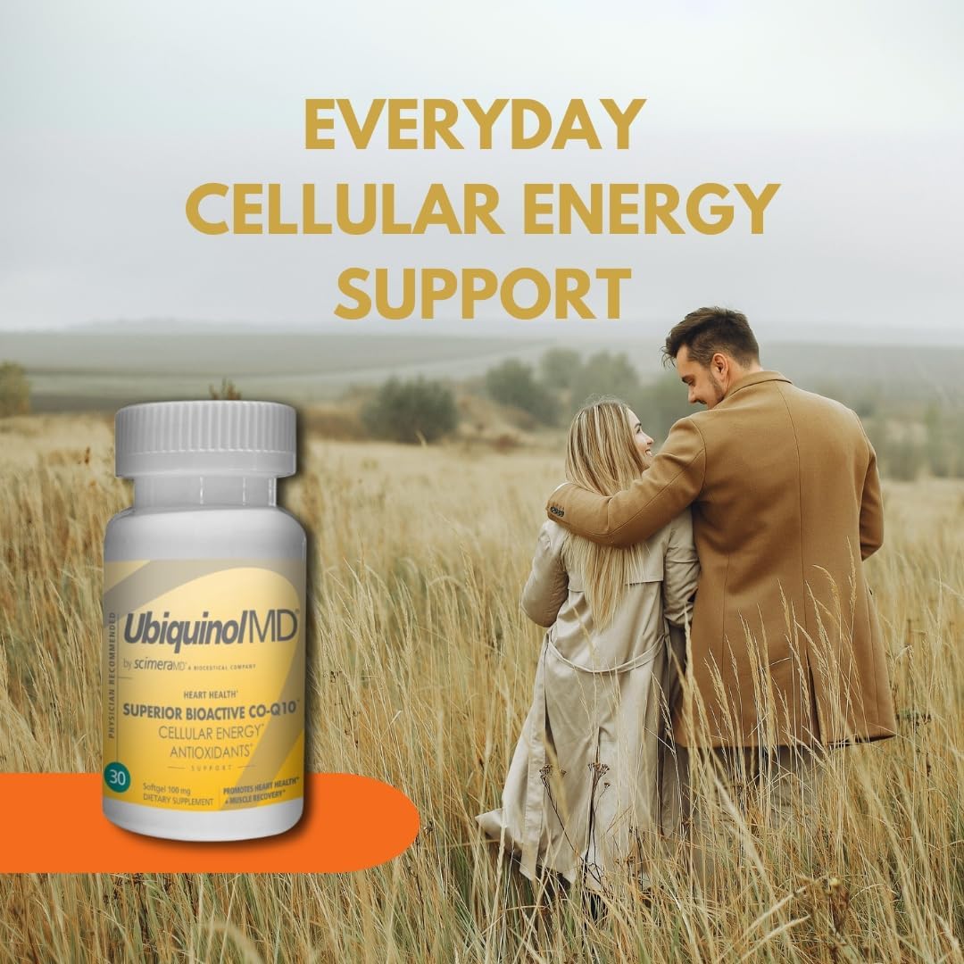 Scimera Bioscience ScimeraMD® Ubiquinol CoQ10 Kaneka QH Antioxidant Supplement 30 CT - Heart Health & Energy