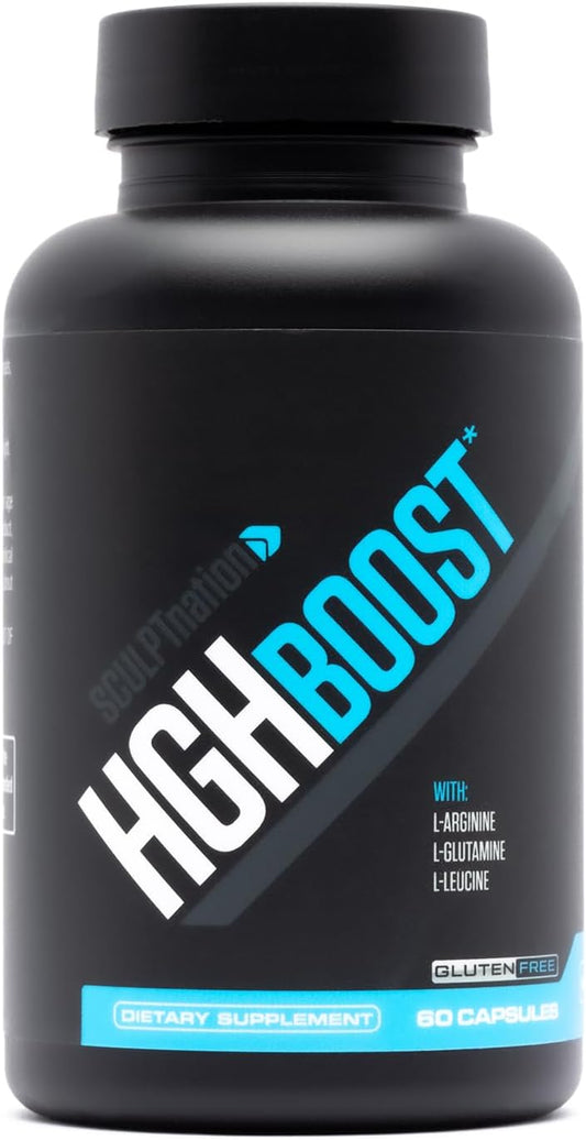 Sculpt Nation V Shred Energy and Performance Support Capsules with L Arginine, Tribulus Terrestris, and Amino Acids - 60 Gluten Free Capsules for Lean Body Mass and Recovery