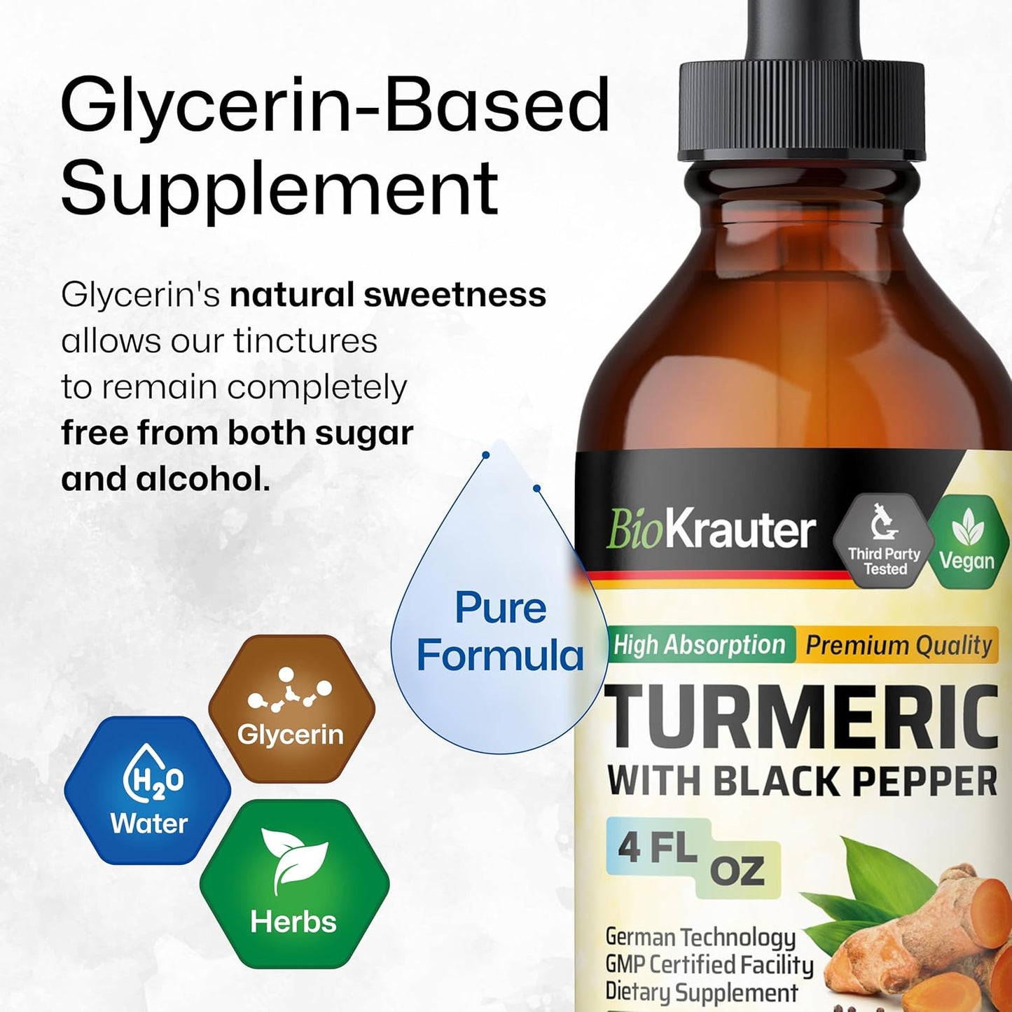 Sea Moss and Turmeric Tincture Bundle - 4 Fl. Oz. Each