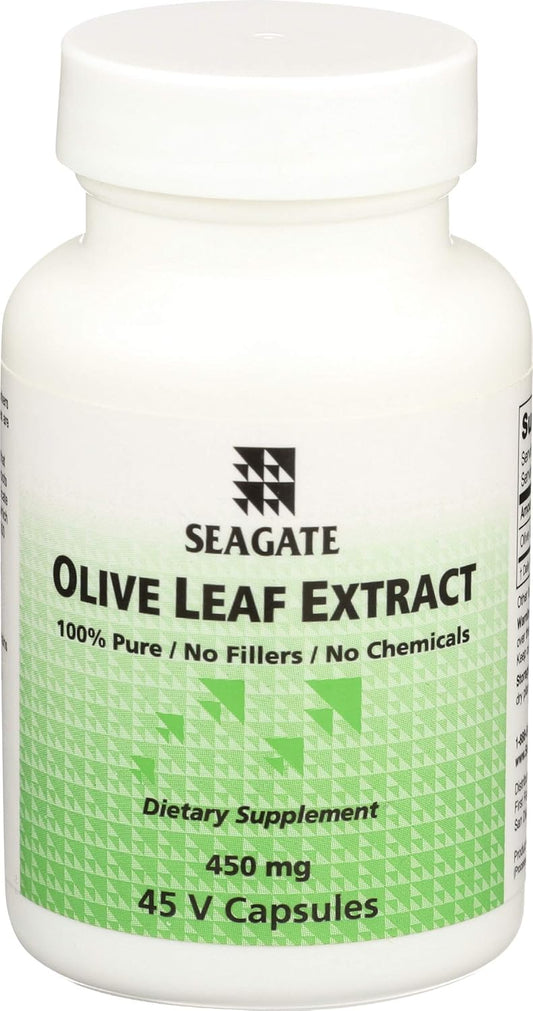 Seagate Olive Leaf Extract Capsules - 450mg, 45 Count