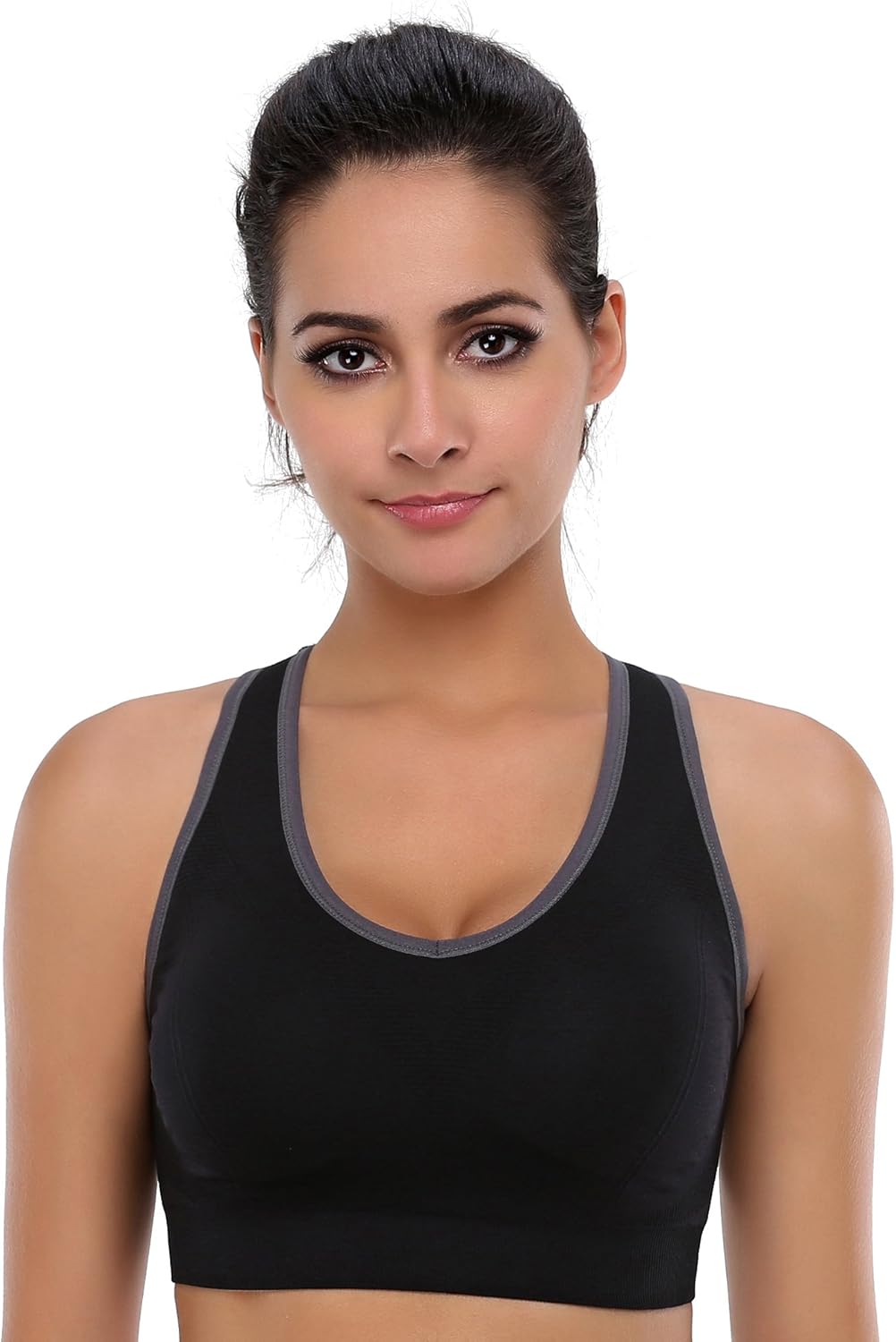 Seamless Racerback Sports Bra for Women - High Impact Support for Yoga, Gym, and Fitness Workouts