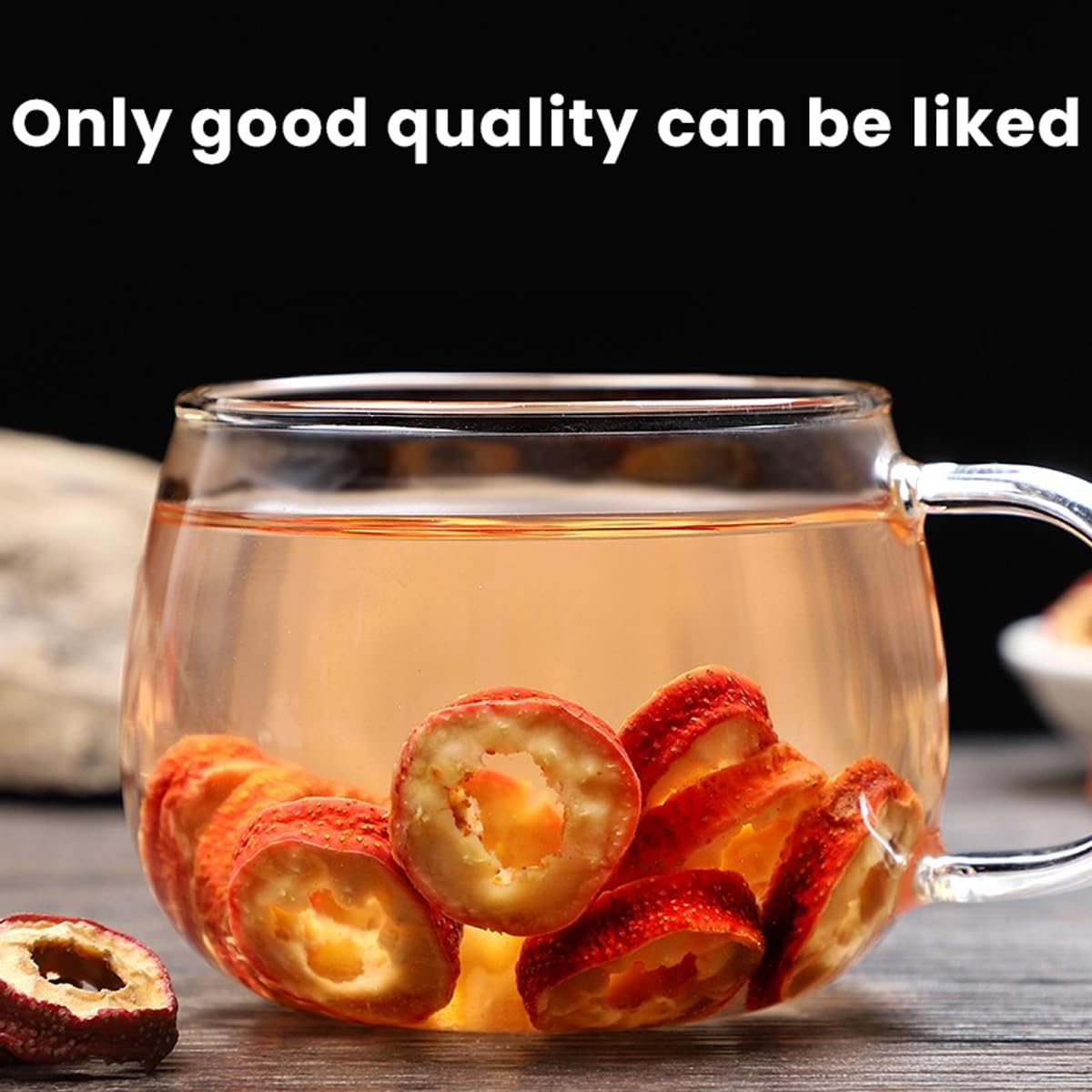 Seedless Hawthorn Slices 8.81oz - Fresh and Dry Options for Making Tea - 250g Pack