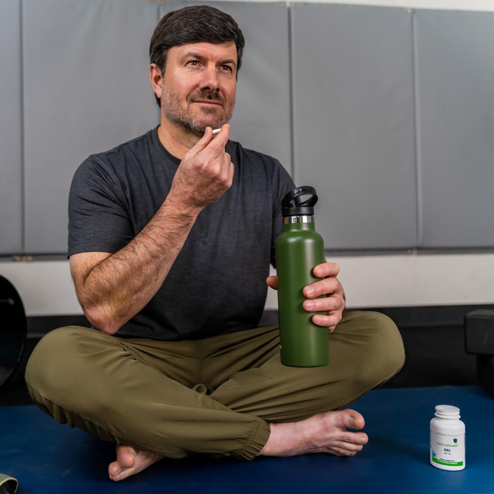 Seeking Health N-Acetyl-L-Cysteine 500mg Capsules - Powerful Detox Support - 90 Easy-to-Swallow Capsules - Allergen-Free