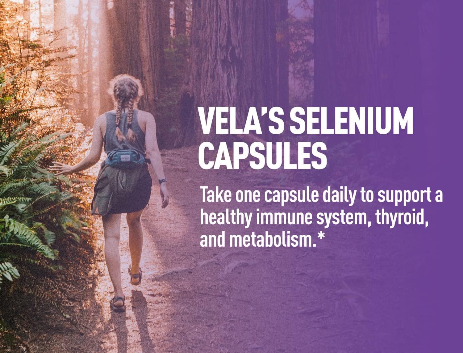 Selenium Capsule Supplement 200mcg for Healthy Antioxidant, Immune, Reproductive & Thyroid Support - Non-GMO - 200 Capsules