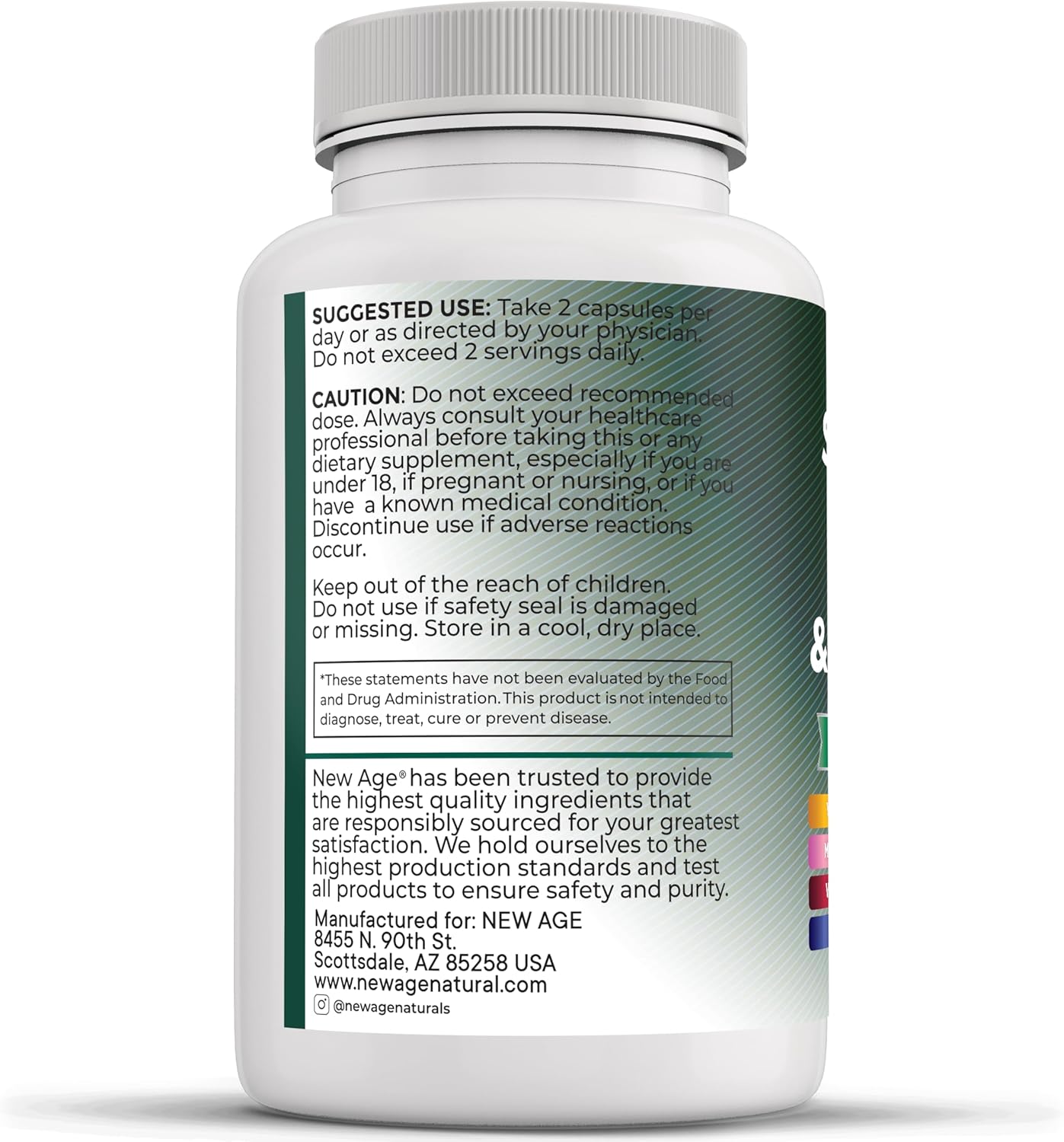 Selenium, Zinc, Iodine, L Tyrosine, Ashwagandha Supplement with Bladderwrack, Turmeric, Silica Kelp, Schisandra - 120 Count for Men and Women