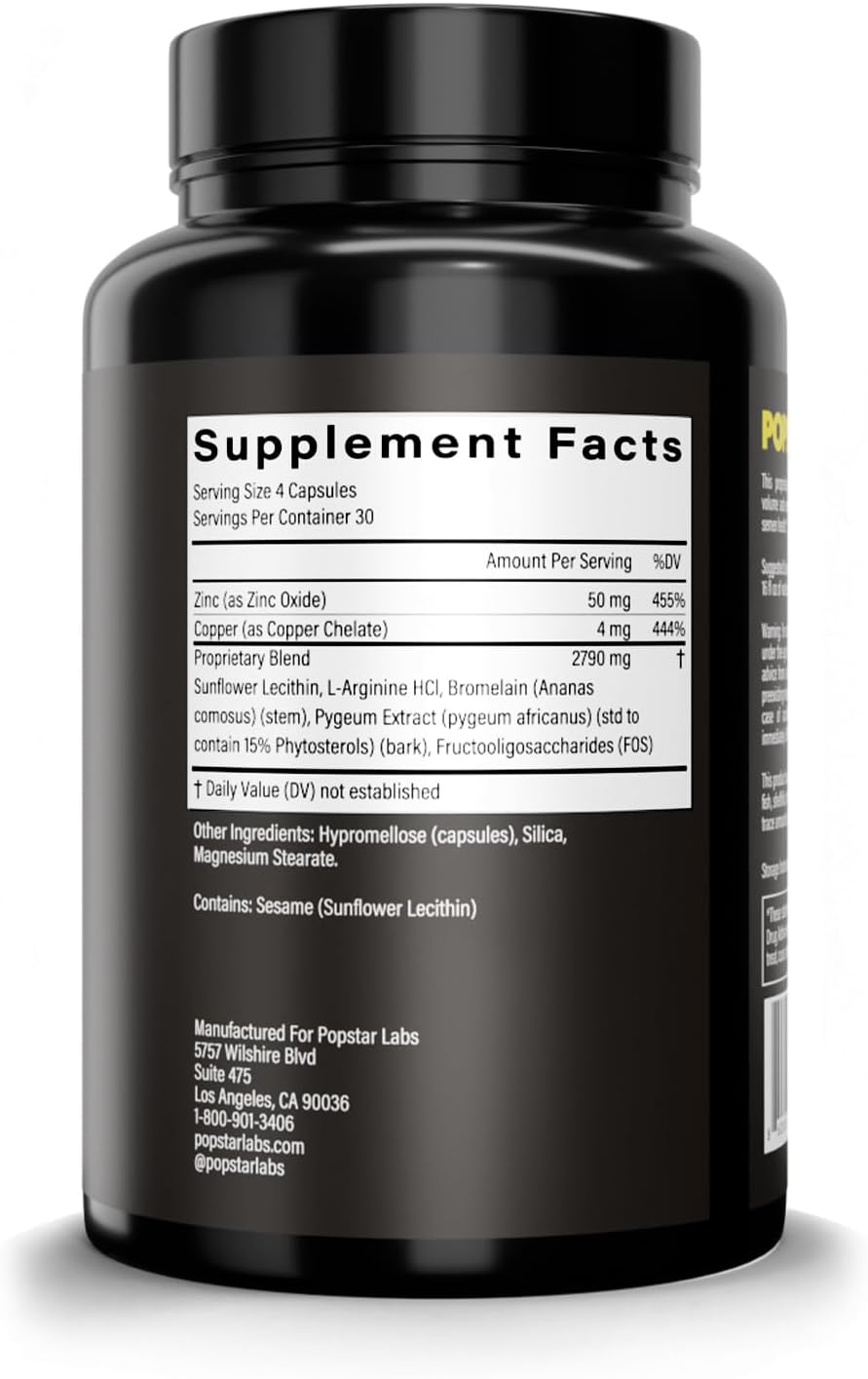 Semen Volume Booster Capsules for Men - Increase Load Volume - Improve Semen Health & Fertility - Non-GMO, Organic, Vegan - 120 Capsules - Made in USA