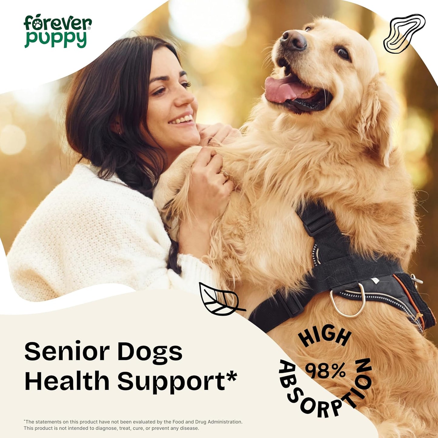 Senior Dog Drops for Immune, Thyroid, & Cognitive Support - Antioxidant Supplement for Elderly Dogs - Vitamins for Senior Wellness - 4 oz