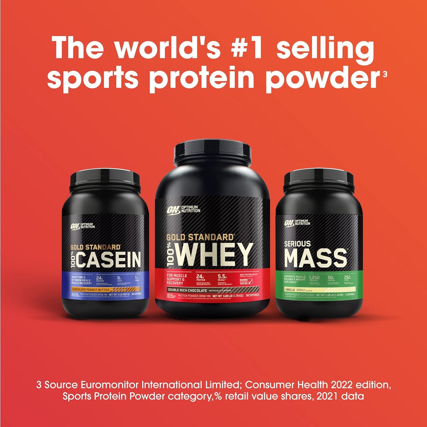 Serious Mass Weight Gainer Protein Powder with Vitamin C & Zinc, Creatine, Chocolate Flavor - 6lb Pack