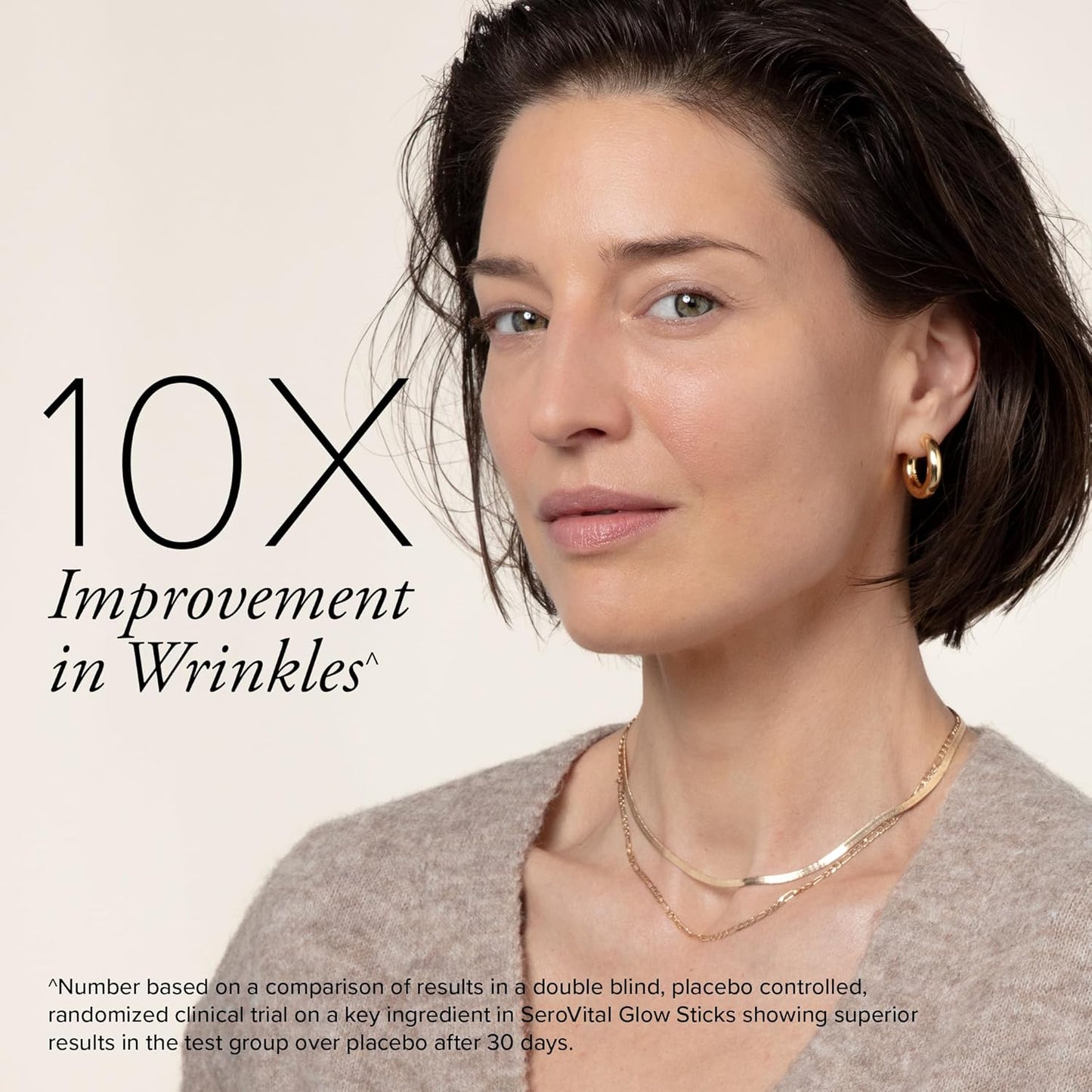 Serovital Glow Sticks Anti-Aging Powder with Ceramides and Hyaluronic Acid, Enhance Skin in 30 Days, 28 Ct.