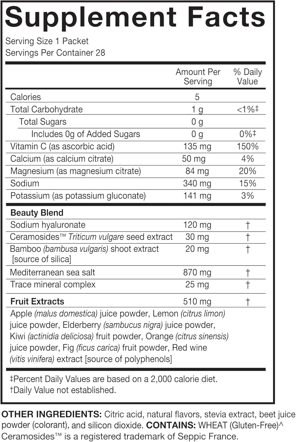 Serovital Glow Sticks Anti-Aging Powder with Ceramides and Hyaluronic Acid, Enhance Skin in 30 Days, 28 Ct.