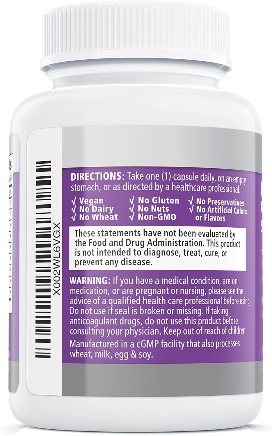 SerraDefend Biofilm Disruptor Capsules with Enzymes for Men & Women - 60 Capsules, 2 Month Supply