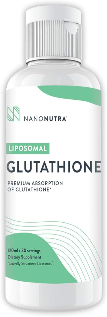 Setria Liposomal Glutathione Antioxidant Supplement 500mg - Non GMO, Non Soy, Liquid 120ml - 30 Servings | Top Natural Anti Aging Formula