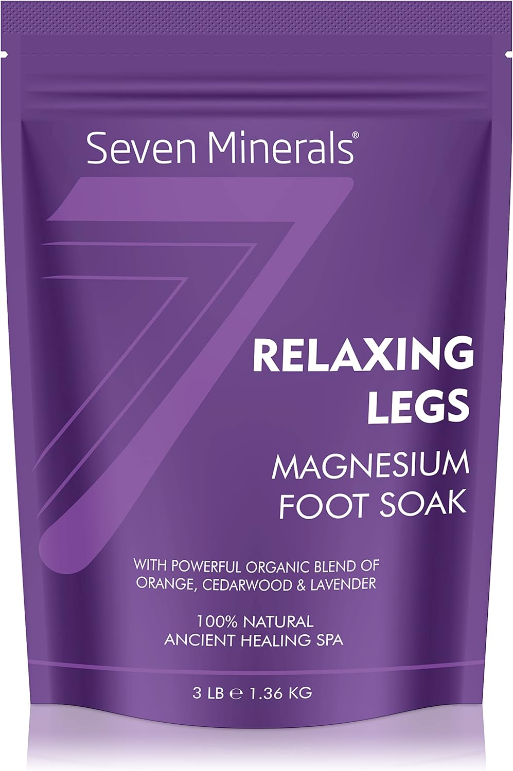 Seven Minerals Relaxing Leg Magnesium Duo: Flakes & Cream for Natural Relief