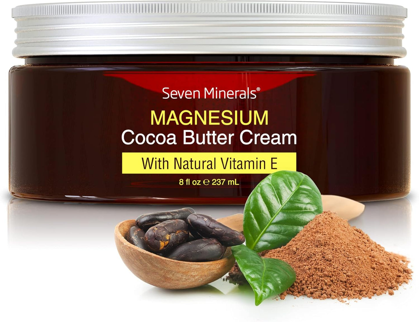 Seven Minerals Relaxing Leg Magnesium Duo: Flakes & Cream for Natural Relief