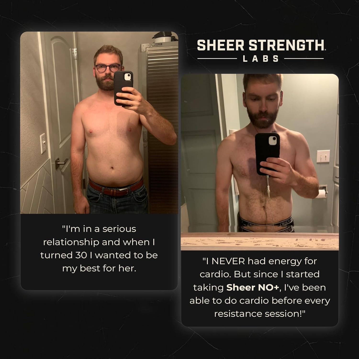 Sheer Strength Nitric Oxide Supplement for Men - Supports Vascularity, Energy, Muscle Growth, and Pumps - 7 Day Supply