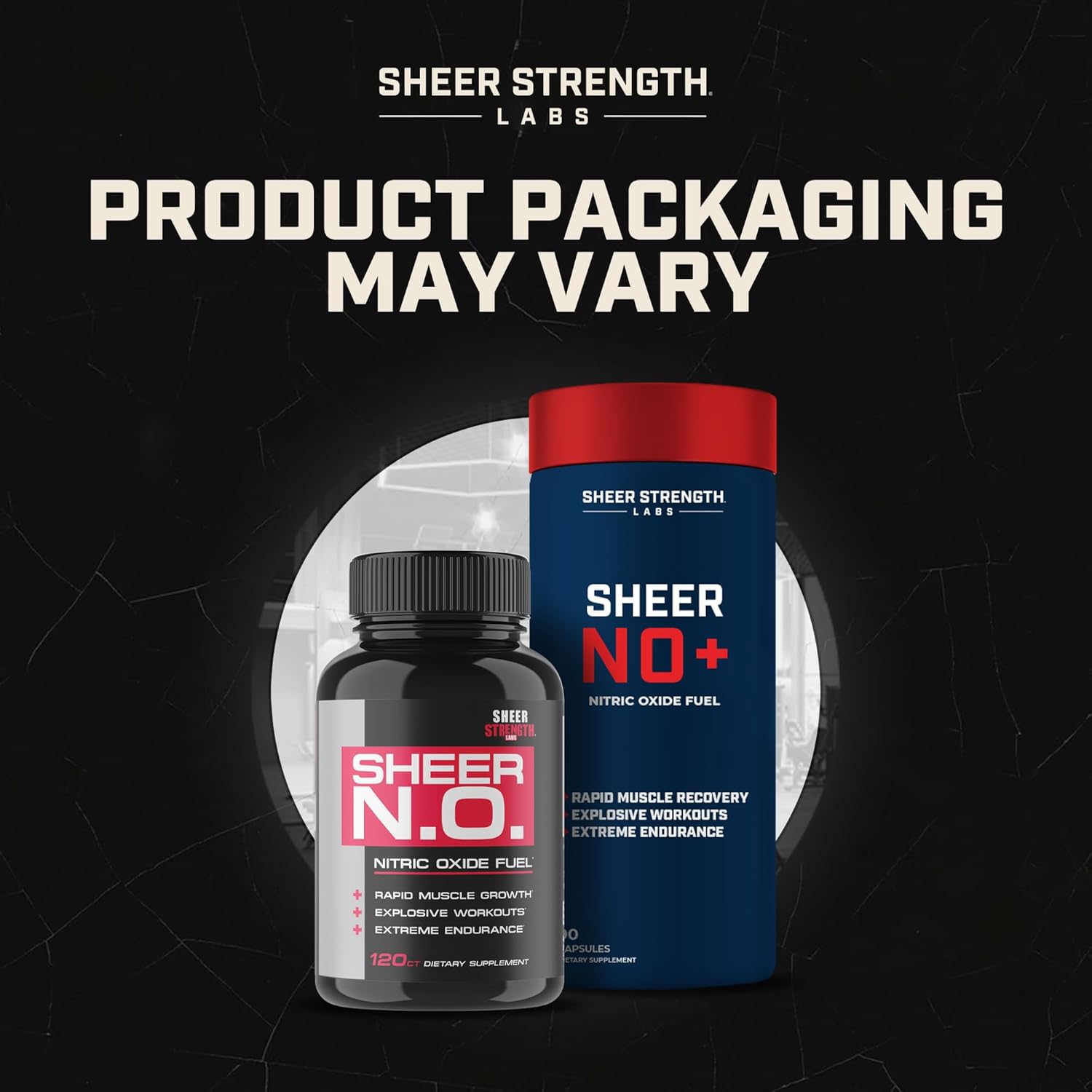 Sheer Strength Nitric Oxide Supplement for Men - Supports Vascularity, Energy, Muscle Growth, and Pumps - 7 Day Supply