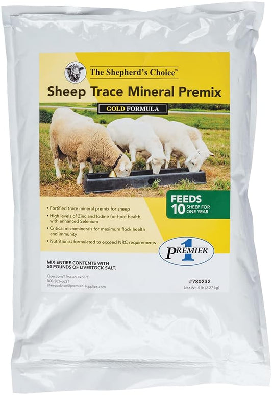Shepherd's Choice Sheep Trace Mineral Premix - 5 lb Bag by Premier 1 Supplies