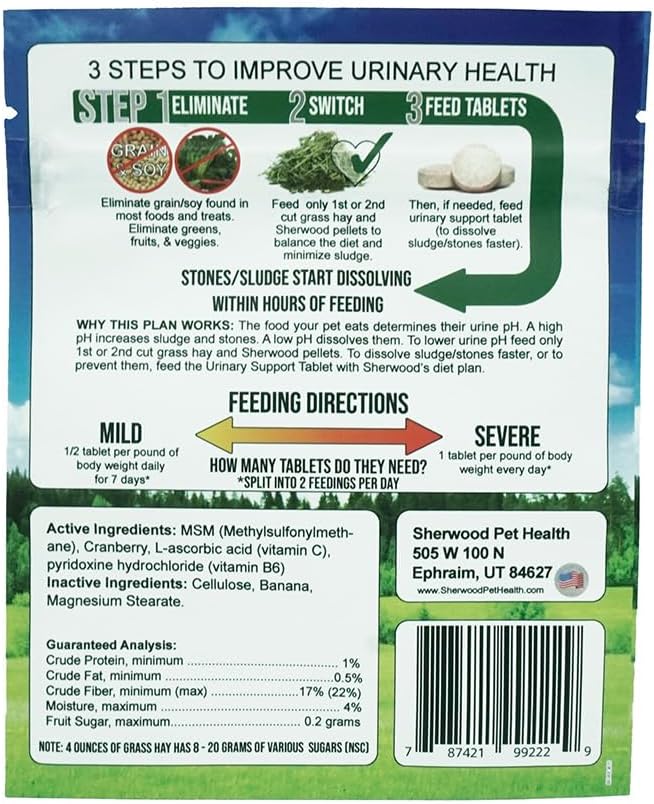 Sherwood Pet Health Urinary Support Tablets - 100 Count - 60g