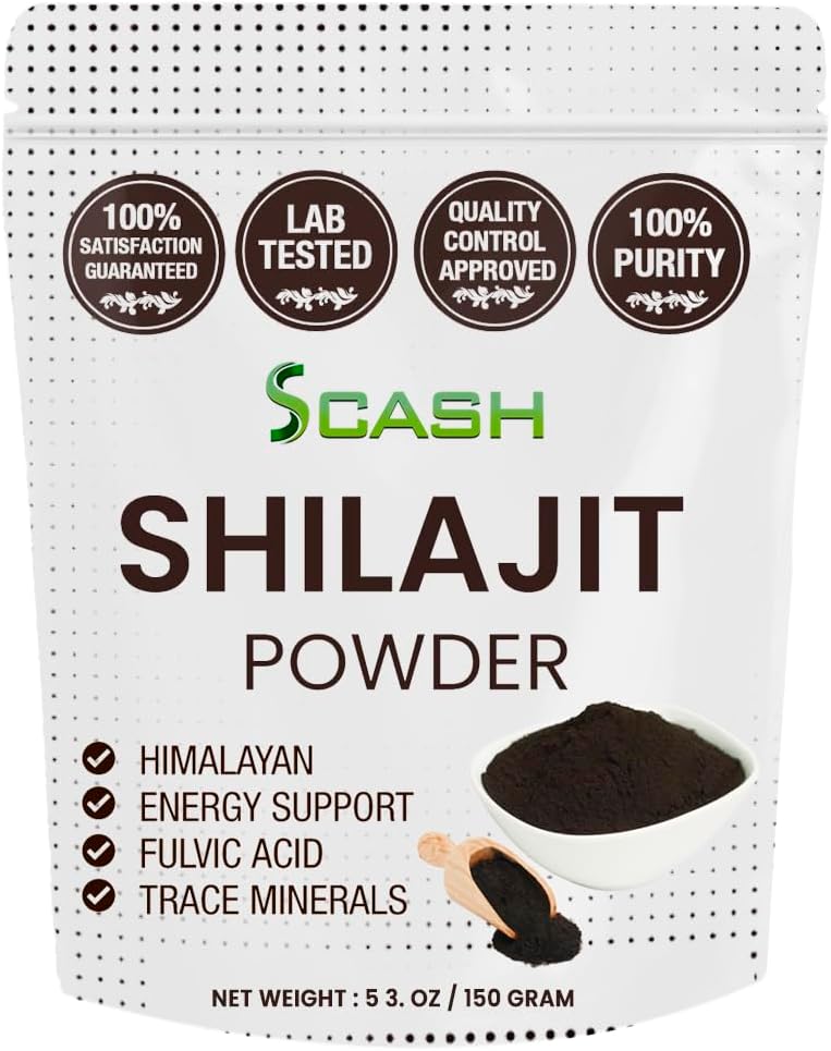 Shilajit Dry Extract Powder - 600 Servings, 5.3oz / 150g - Pure Himalayan Mineral with Fulvic Acid - Energy Supplement with Fulvic Minerals