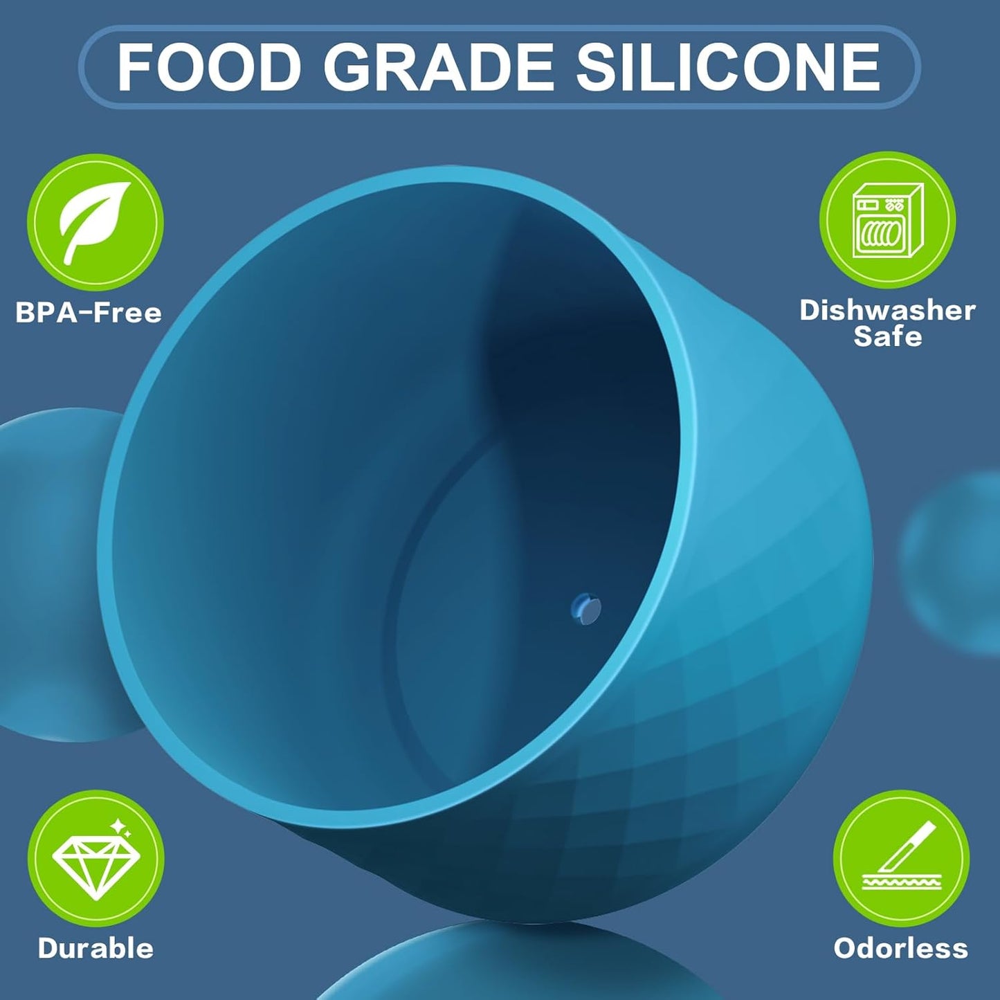 Silicone Protective Sleeve for Owala 40 oz Tumbler with Handle - Anti-Slip Boot for Insulated Travel Tumbler