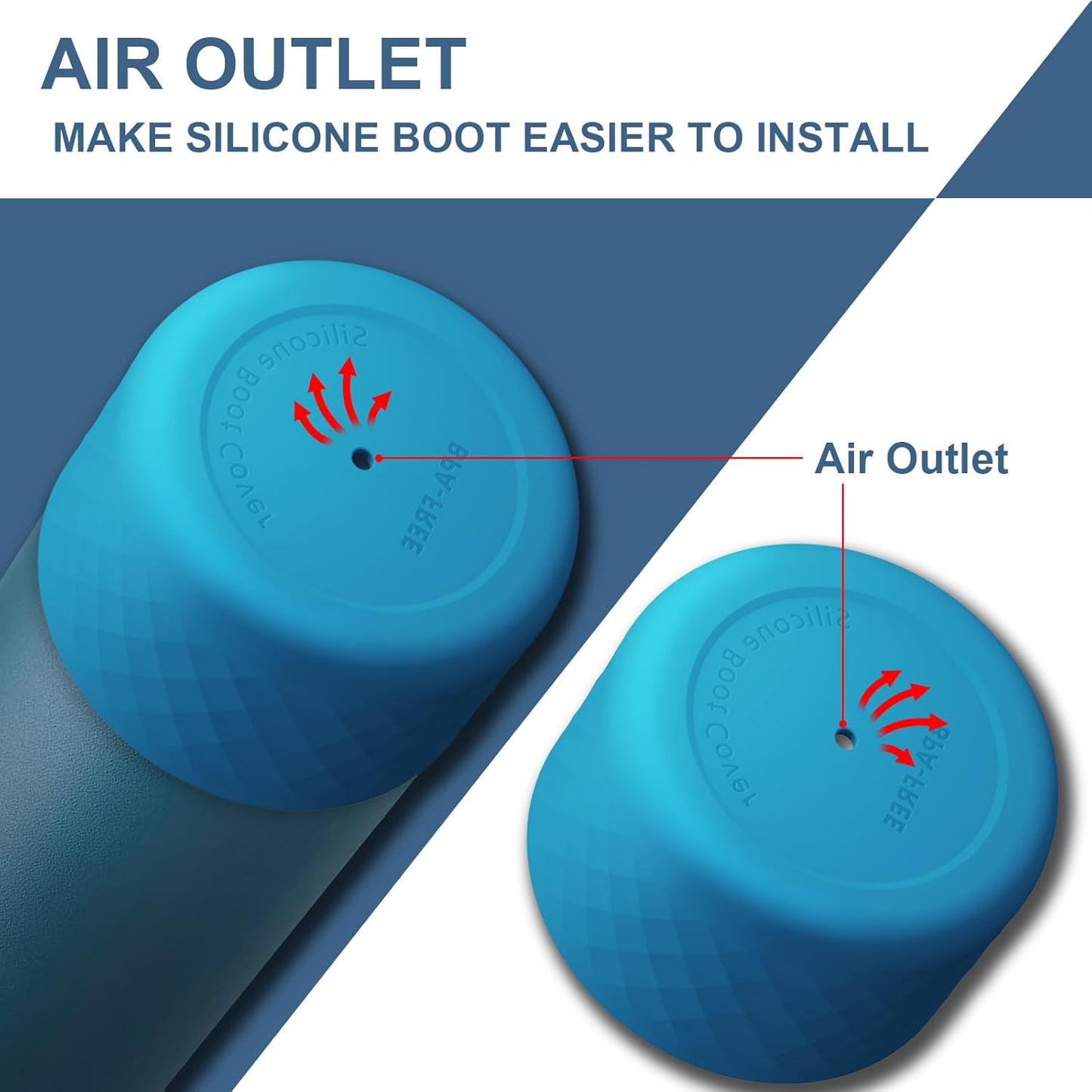 Silicone Protective Sleeve for Owala 40 oz Tumbler with Handle - Anti-Slip Boot for Insulated Travel Tumbler