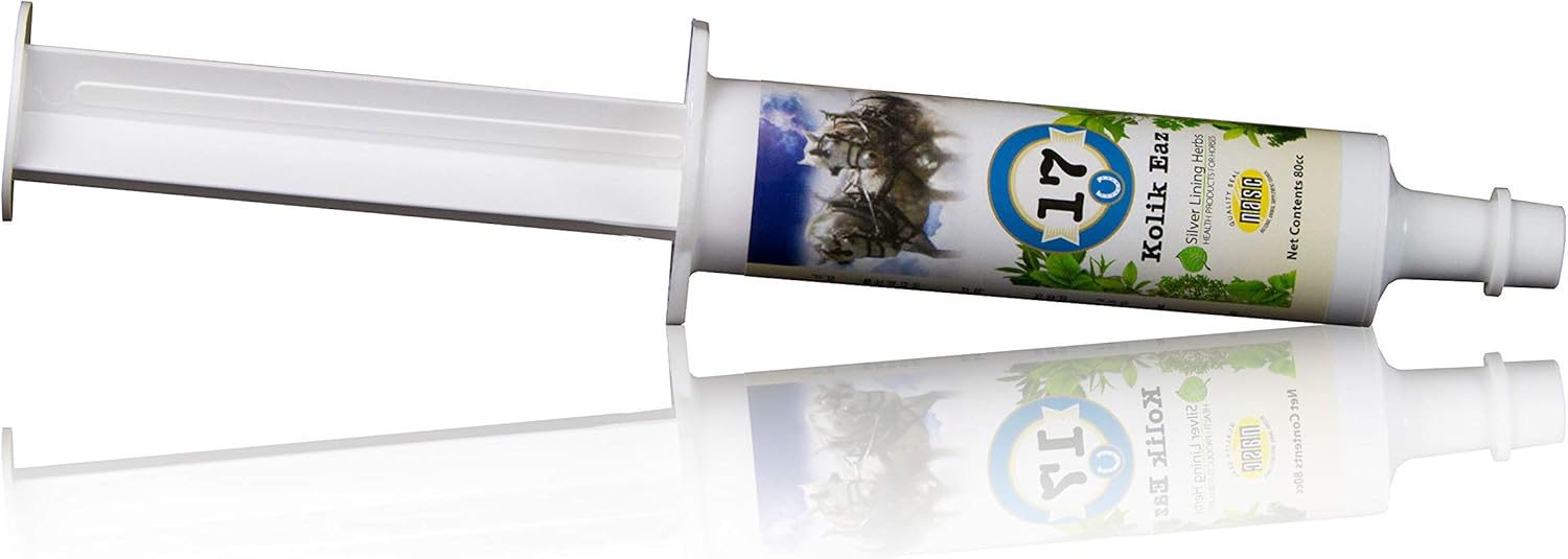 Silver Lining Herbs Colic Eaz 80cc Paste - Natural Relief for Horse Colic and Digestive Issues