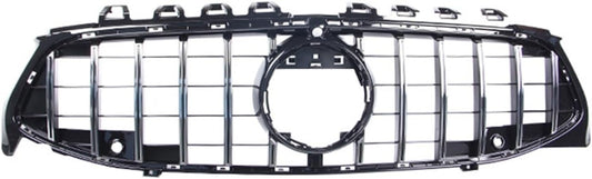 Silver SYLALE Auto Body Accessory GT Grate for CLA Class W118 GTR GT R ABS 2019+ with Camera