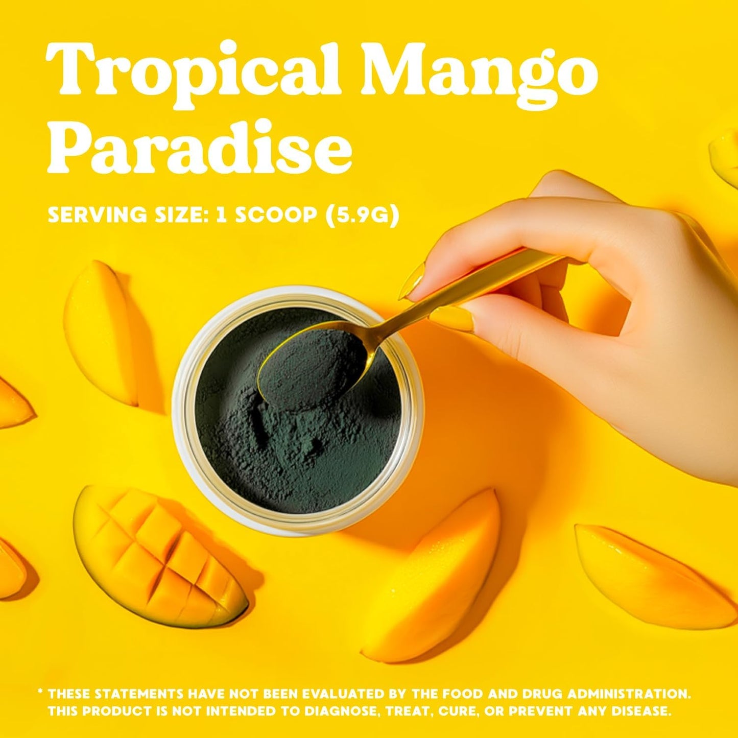 Simply Nature's Promise Women's Daily Greens & Superfood Powder with Collagen & Probiotics - 3 Month Supply, Mango Flavor for Digestive Health & Bloating Relief