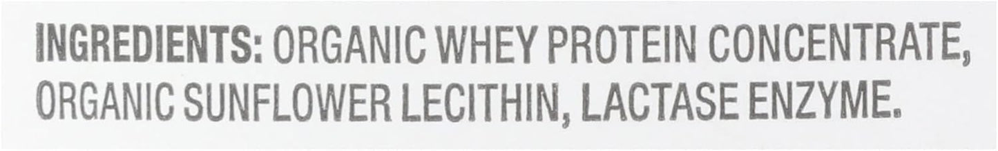 Simply Tera's 12 OZ Organic Lactose-Free Whey Protein Powder