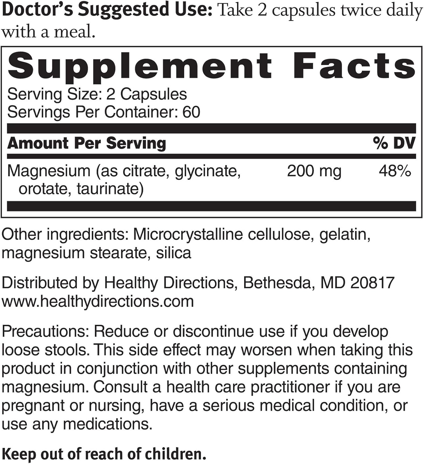 Sinatra's Magnesium Broad-Spectrum Complex - Supports Healthy Blood Pressure and Blood Flow - 400 mg