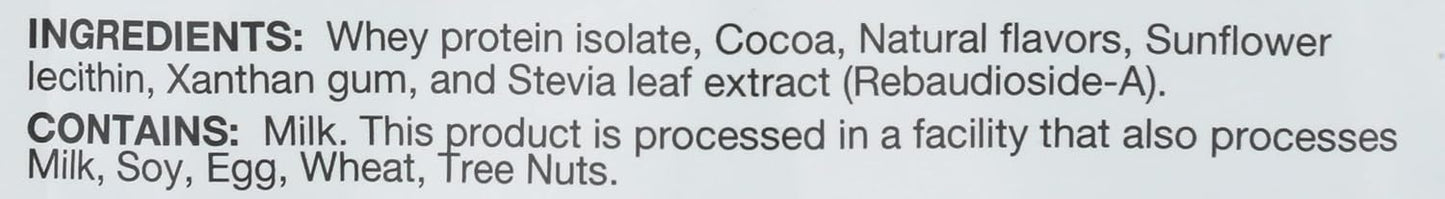 Single Packet of JAYROBB Jay Robb Chocolate Whey Protein Powder - 1.06 OZ
