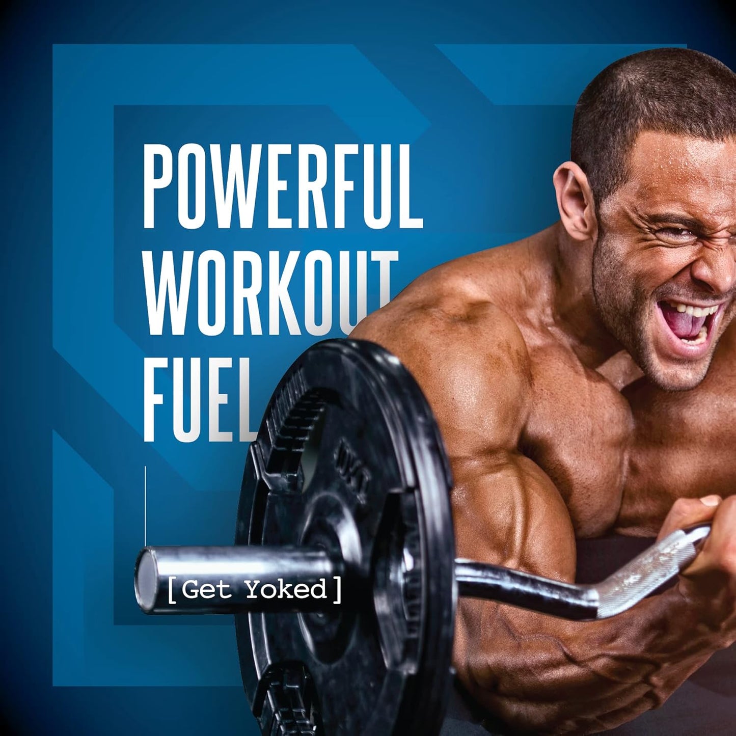 Siren Labs Shock’D Yoked High Stim Pre-Workout - High Energy & Muscle Pumps - Nitric Oxide Booster - Flex on The Beach - 30 Servings